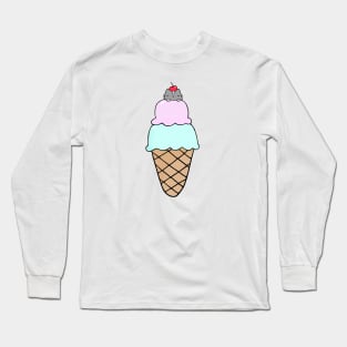 Kitty Cone Long Sleeve T-Shirt